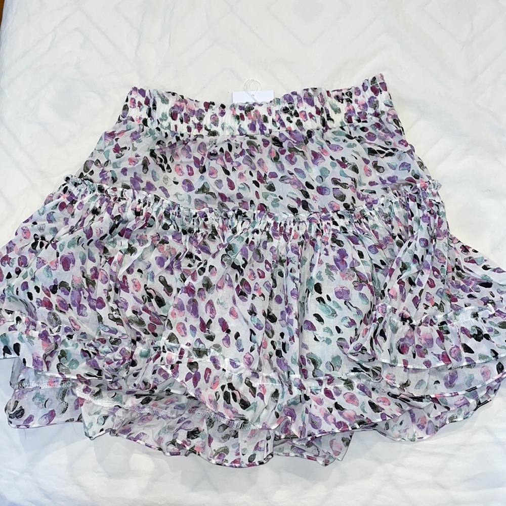 Never worn Misa tiered ruffle skirt